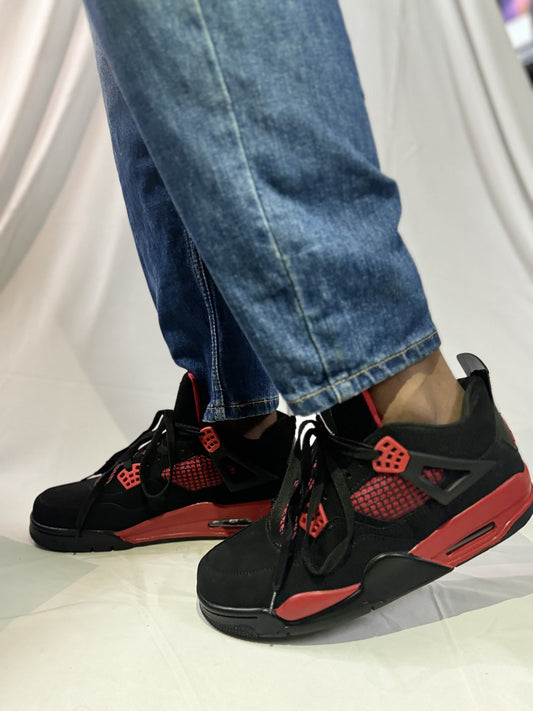 Nike Air Jordan 4 Retro - Black/Red