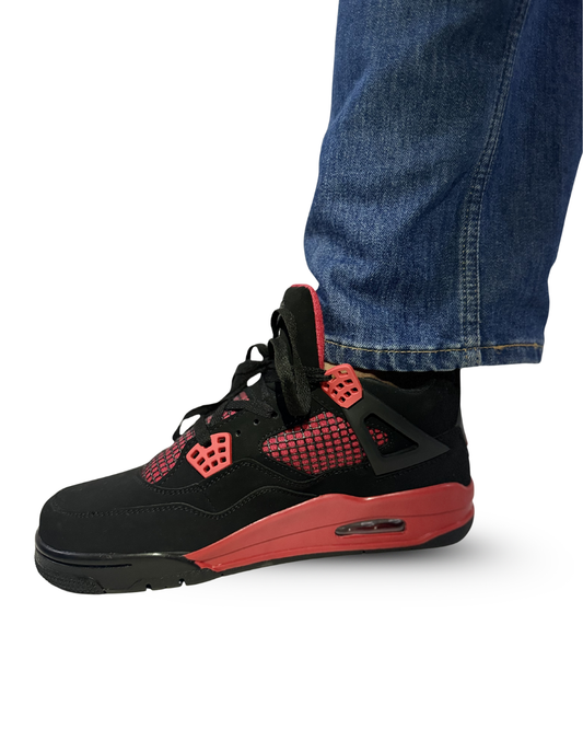 Nike Air Jordan 4 Retro - Black/Red