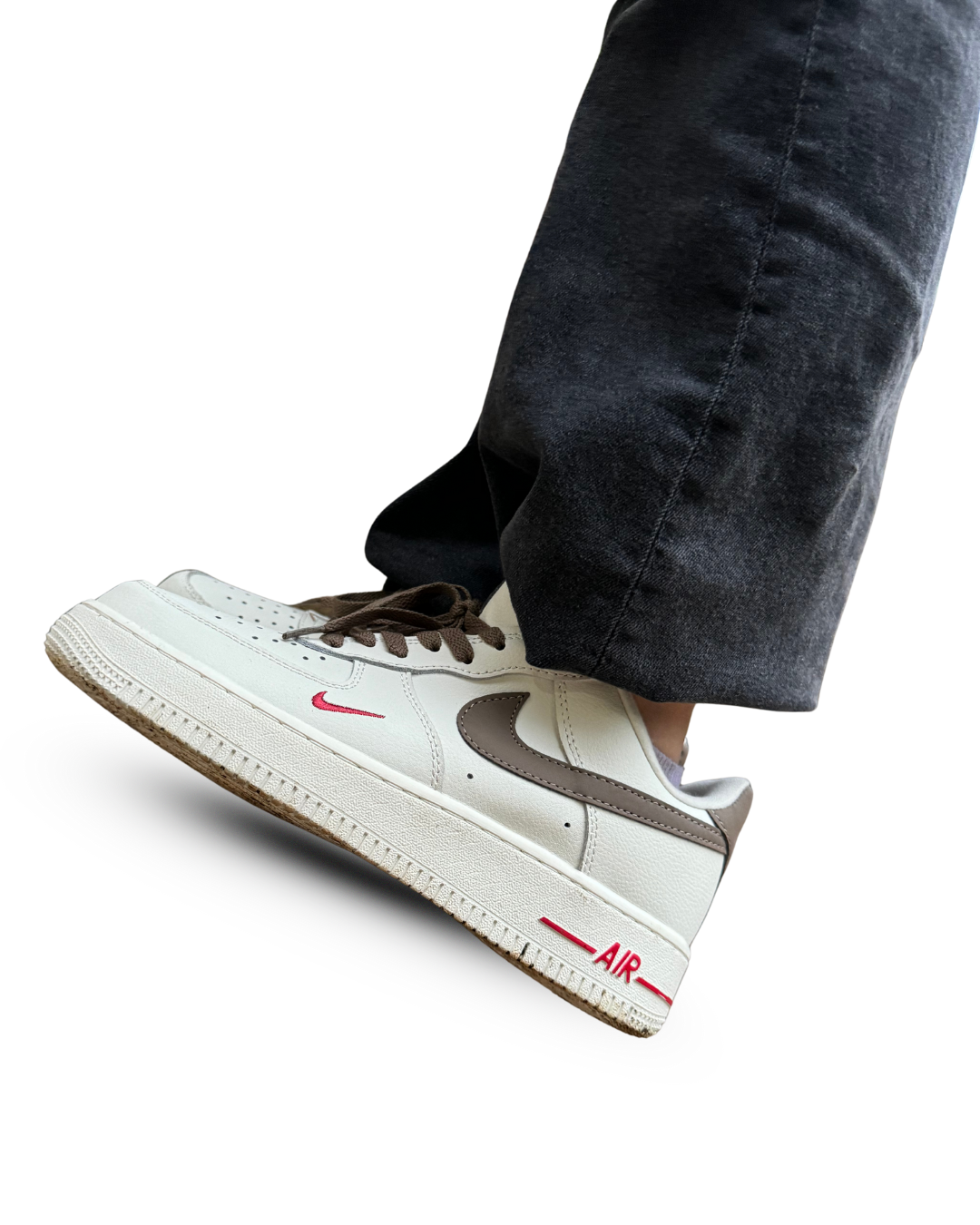 Nike Air Force 1 Low - Brown/White